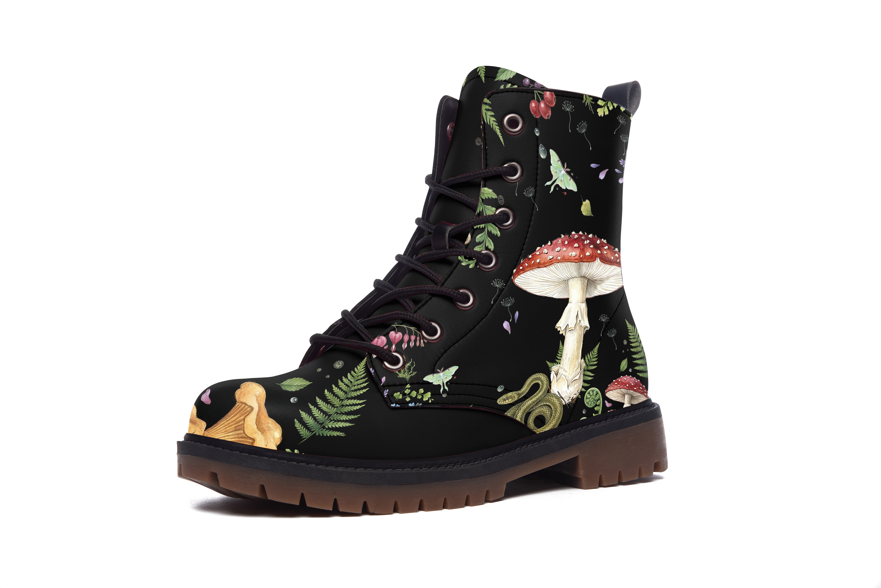 Digitalis Leather Boots