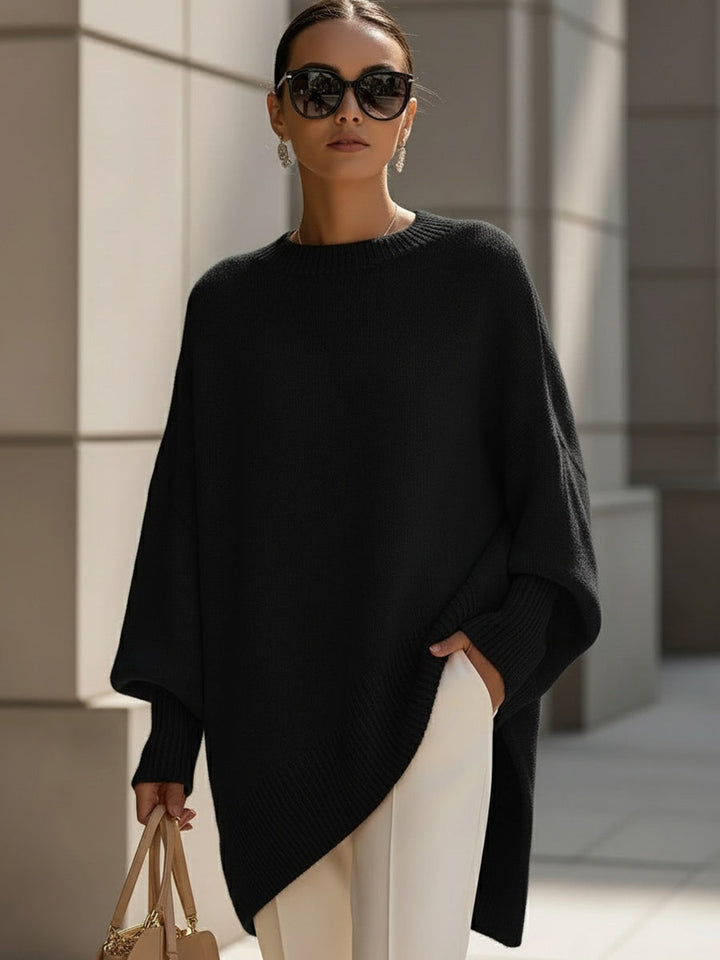 Women’s Oversized Knit Sweater – Relaxed Autumn and Winter Layer
