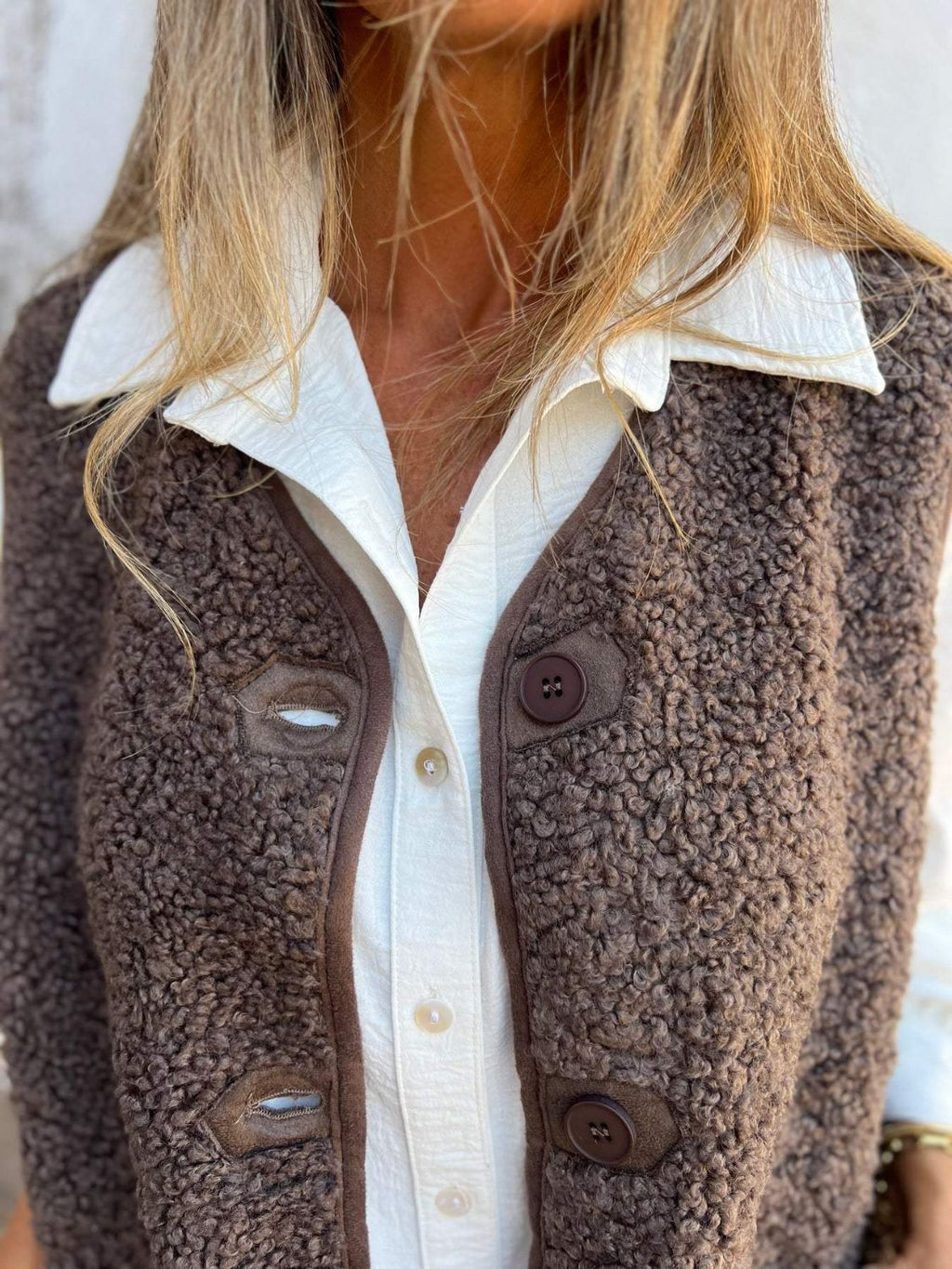 Hallie | Button-Up Pocket Vest