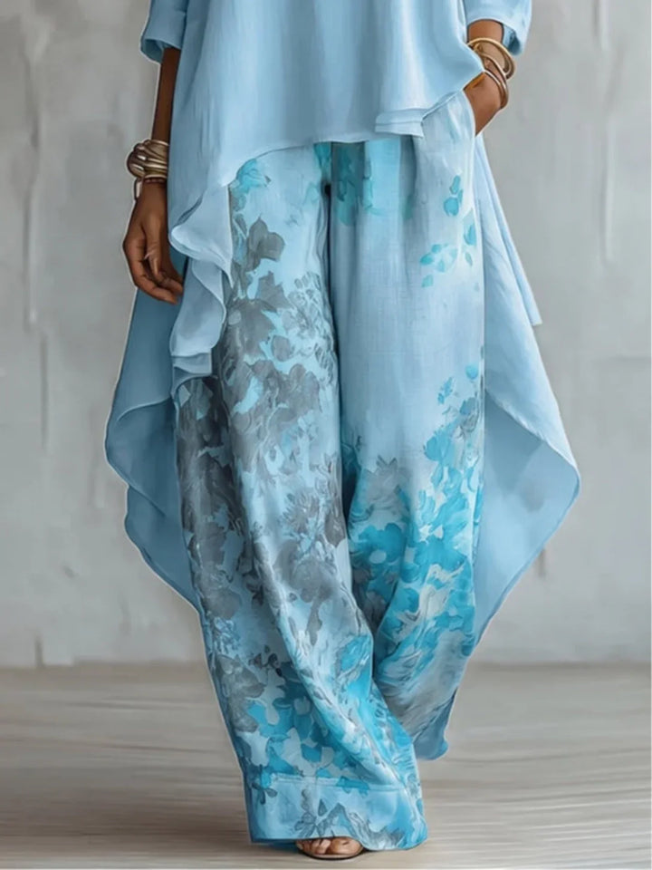 Serafina | Asymmetrical Fluid Floral Set