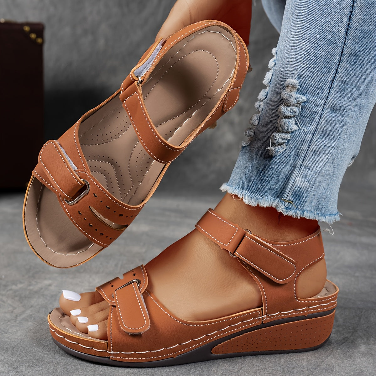 Maeve | Adjustable Strap Comfort Sandals