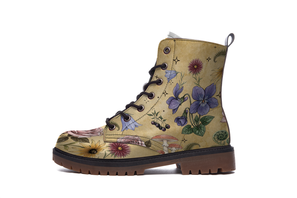 Herbarium Leather Boots