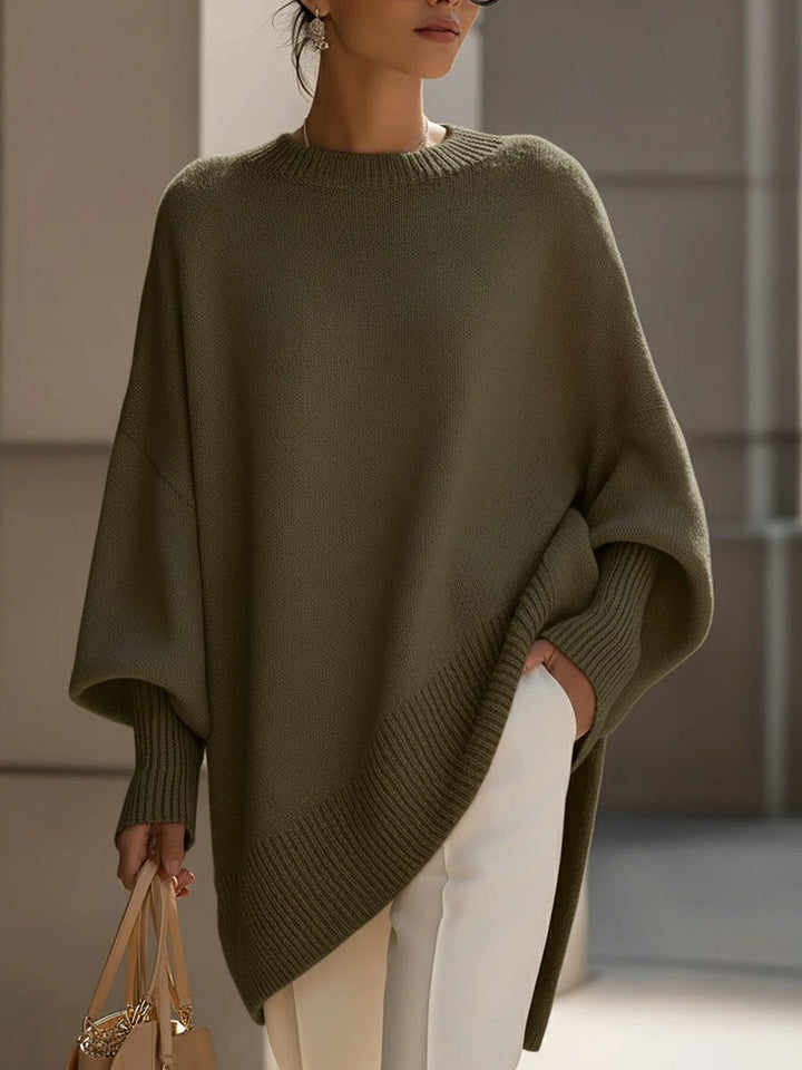 Women’s Oversized Knit Sweater – Relaxed Autumn and Winter Layer