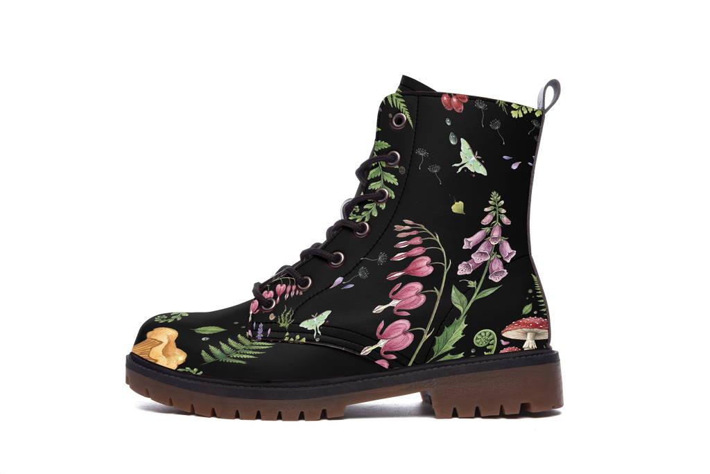 Digitalis Leather Boots
