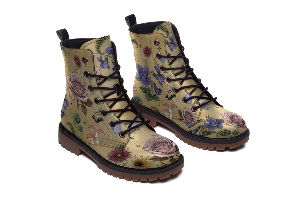 Herbarium Leather Boots