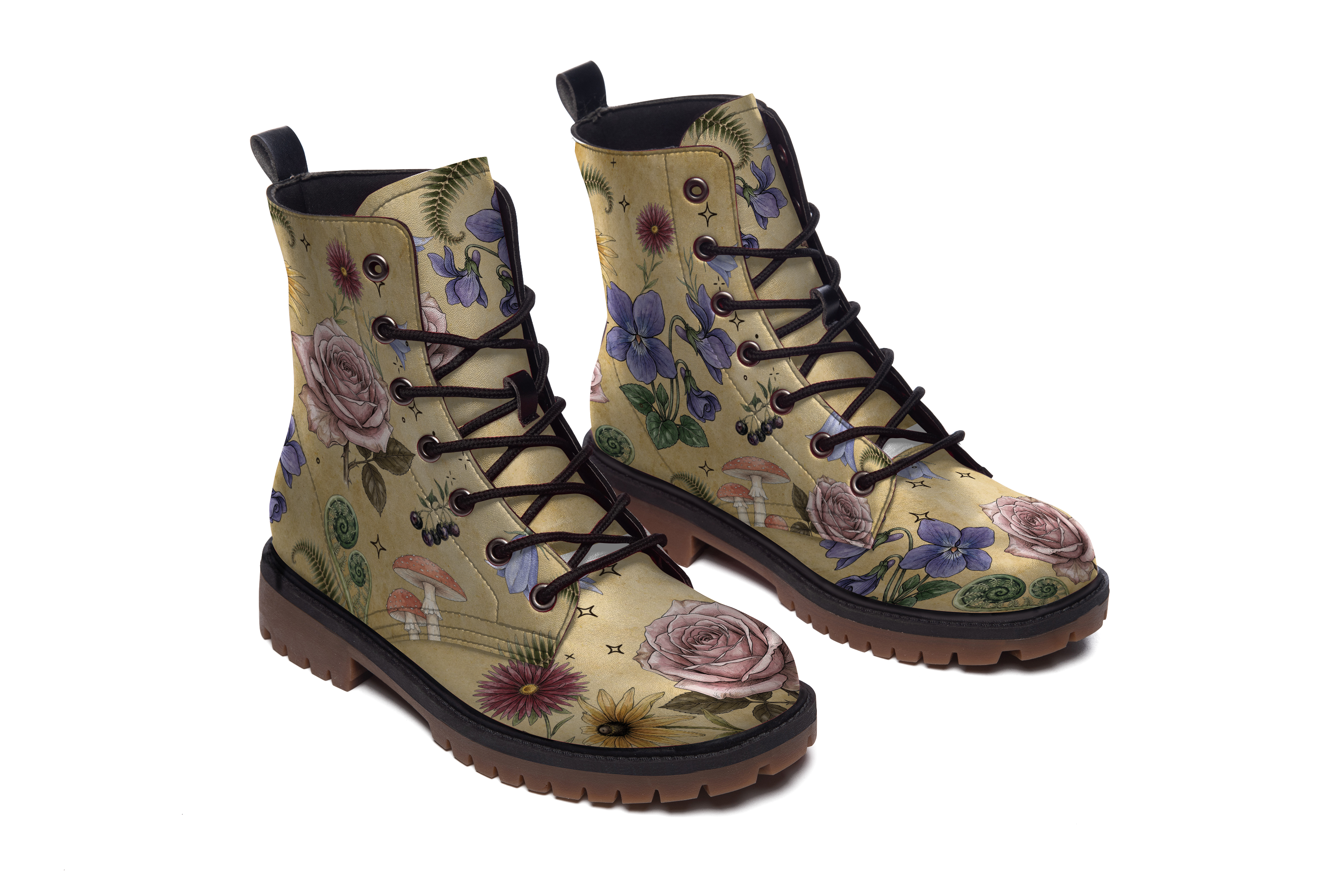 Herbarium Leather Boots