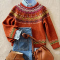 Simona™ | Chic Vintage Knit Sweater