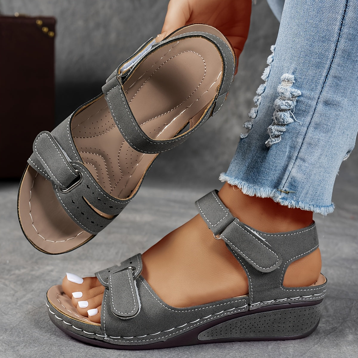 Maeve | Adjustable Strap Comfort Sandals
