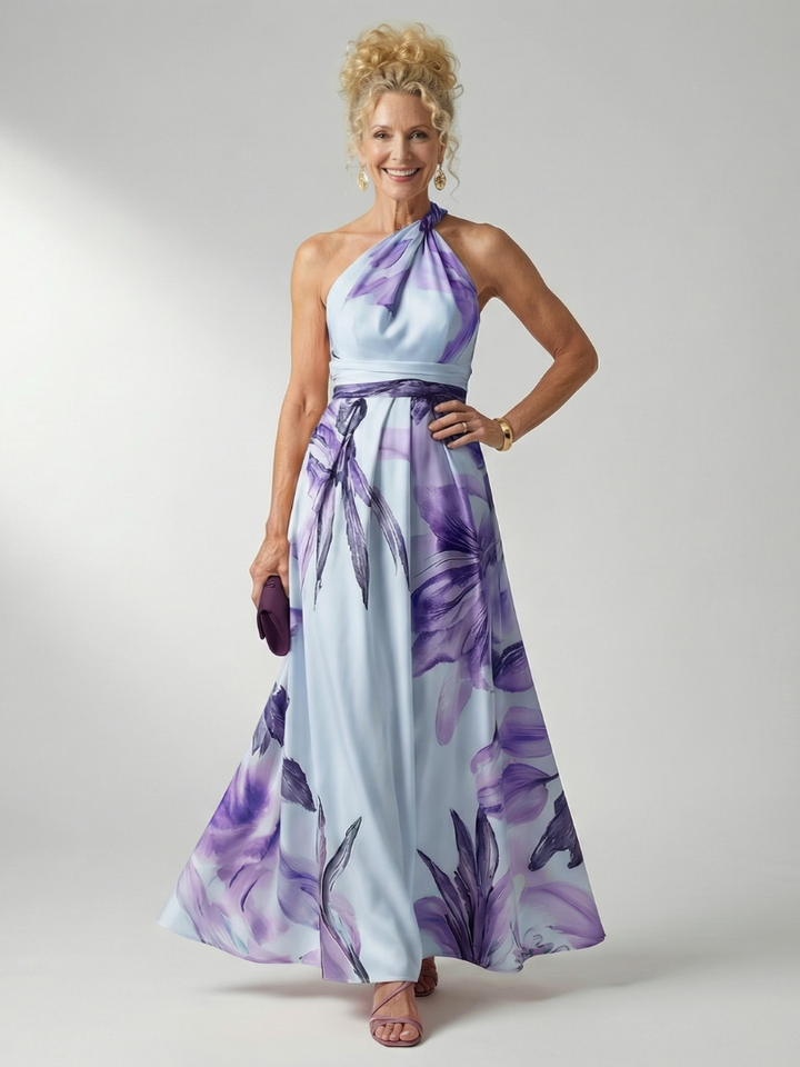 Verlaine | Light Floral Maxi Dress