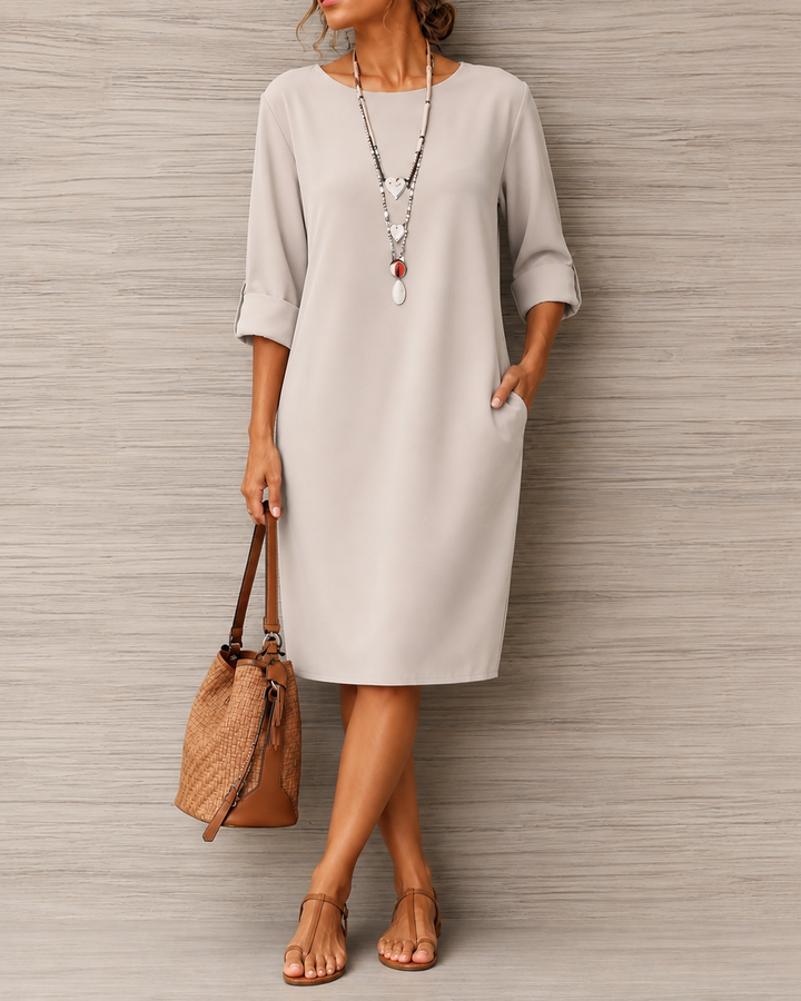 Odette | Tummy-Flattering Midi Dress