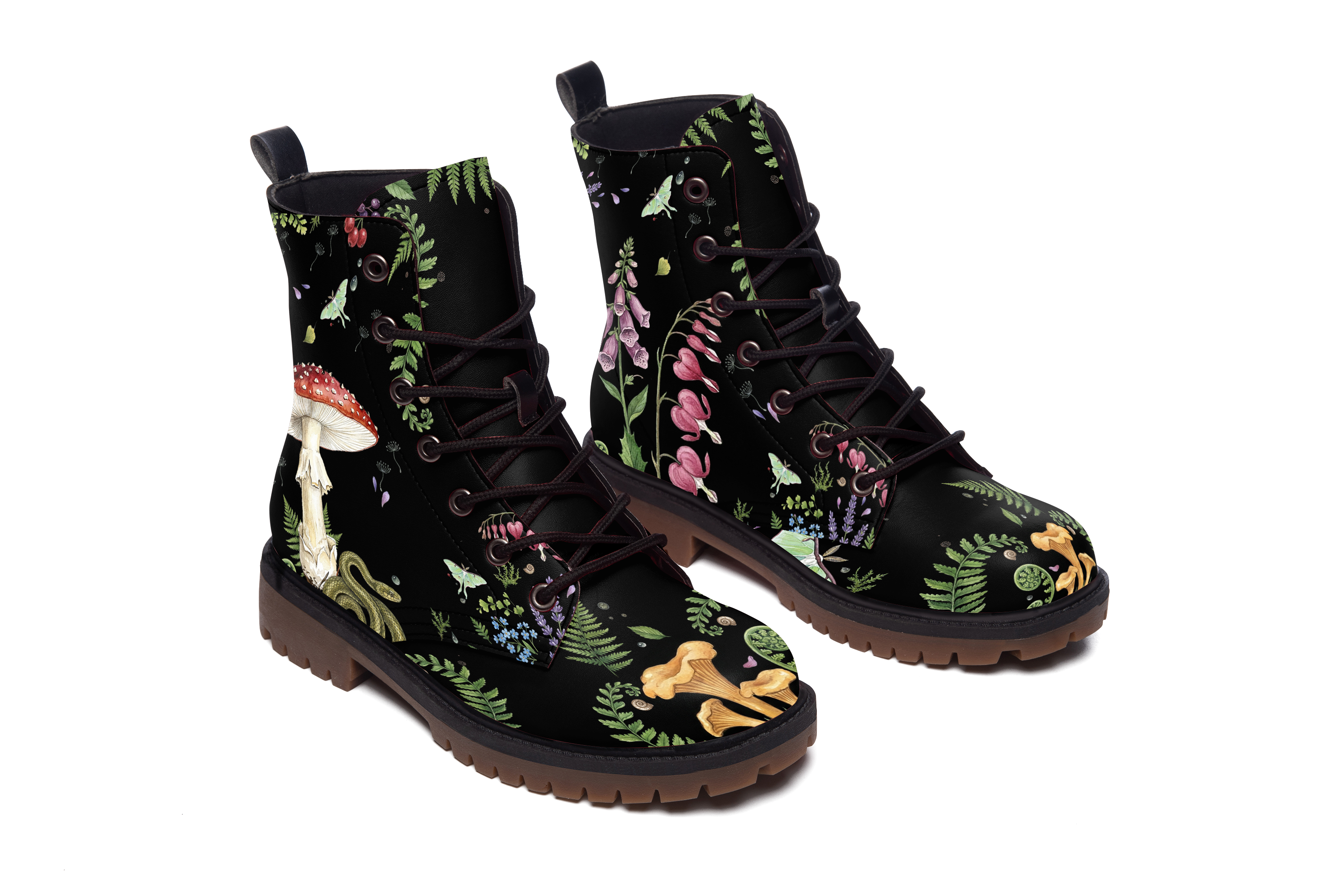 Digitalis Leather Boots