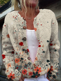 Sabrina™ | Vintage Floral Print Cardigan