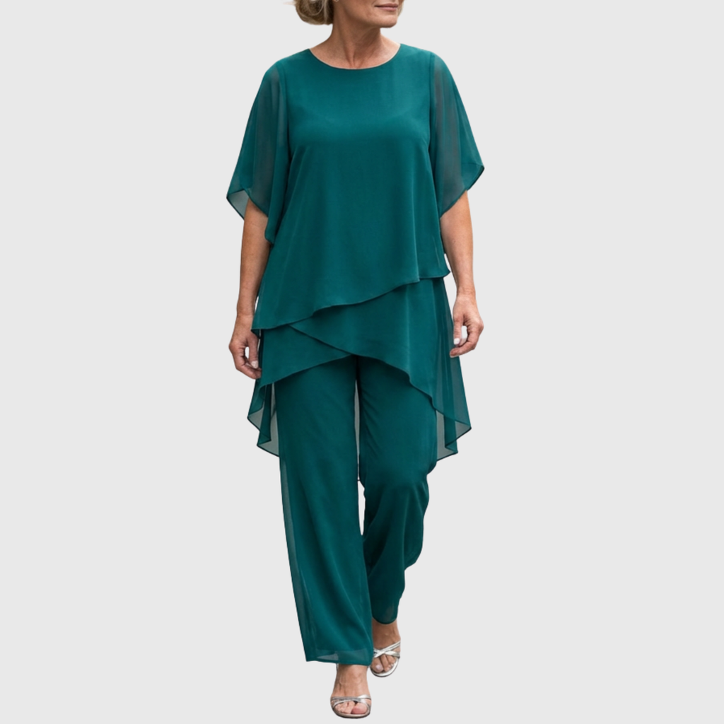 Roxina | Elegant Evening Party Pant Set