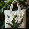 Nora | Quilted Appliqué Tote Bag