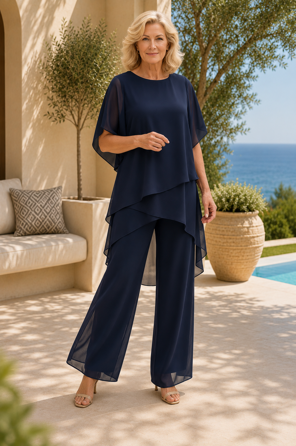 Roxina | Elegant Evening Party Pant Set