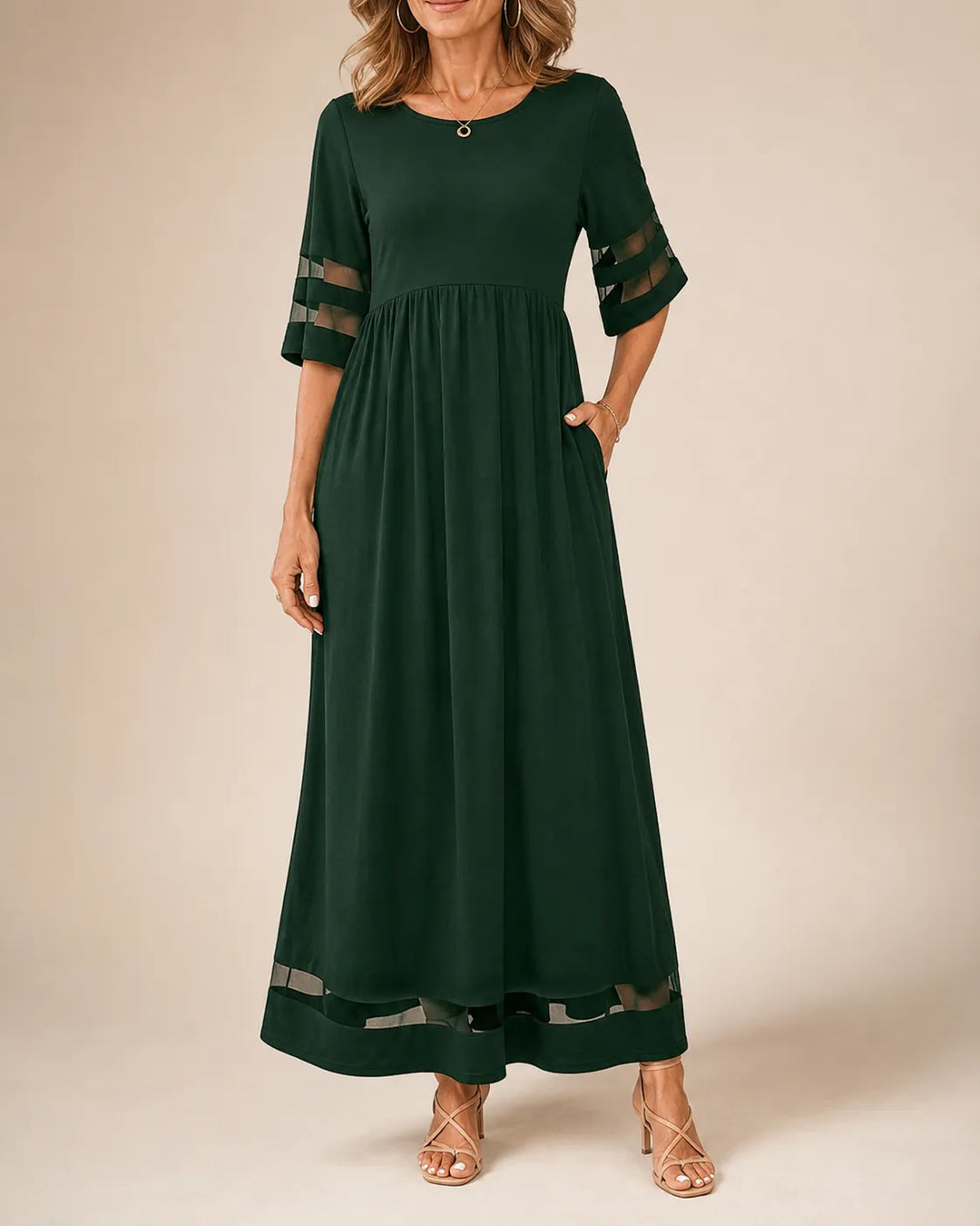 Aubrey | Flattering Tummy-Smoothing Midi Dress