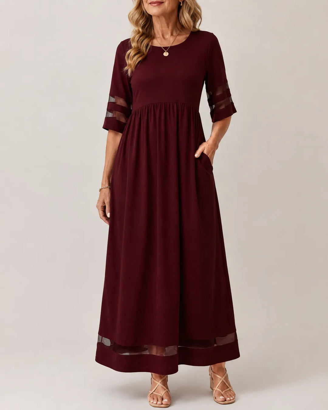 Aubrey | Flattering Tummy-Smoothing Midi Dress