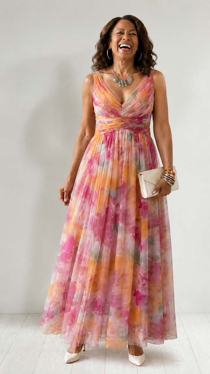 Mirasol | Soft Wrap Maxi Dress