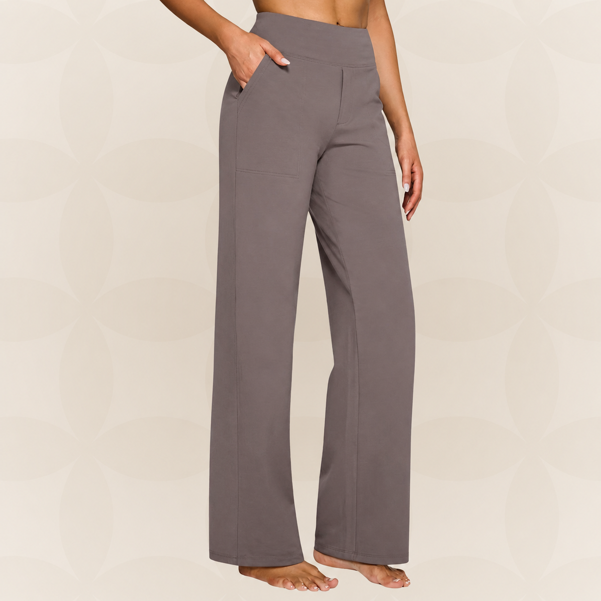 Wide-Leg Comfort Trousers