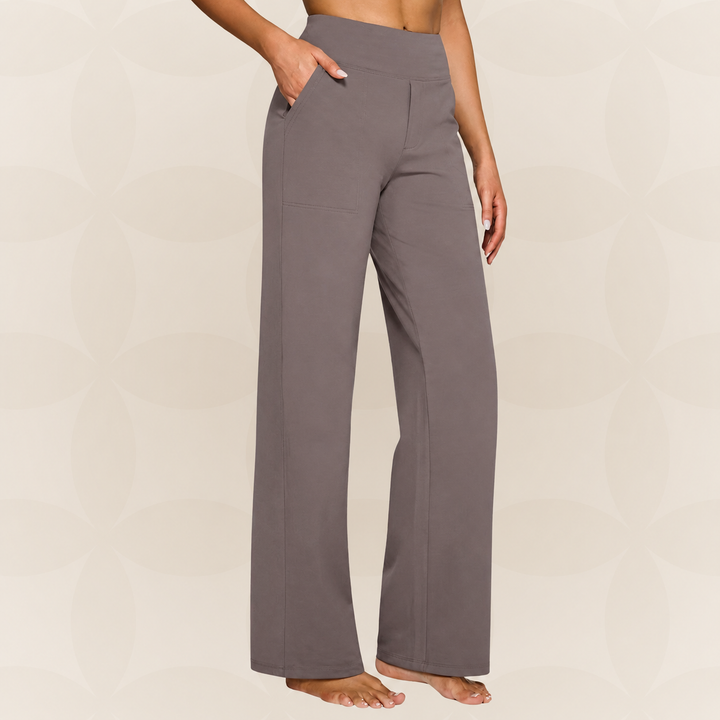 Wide-Leg Comfort Trousers