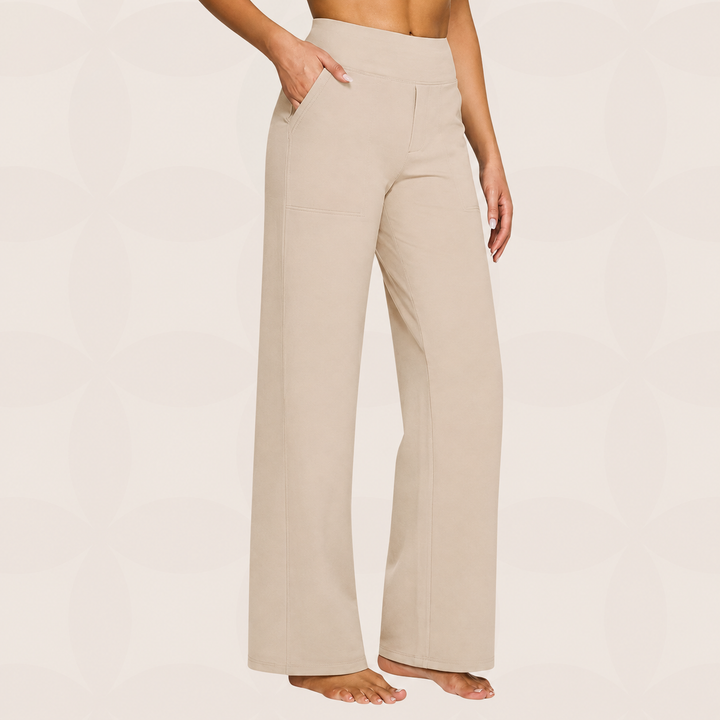 Wide-Leg Comfort Trousers