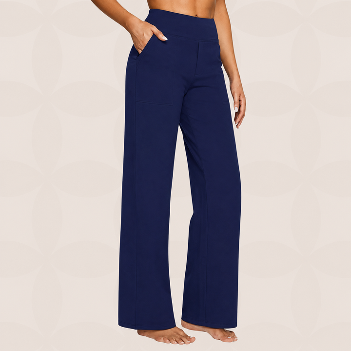 Wide-Leg Comfort Trousers