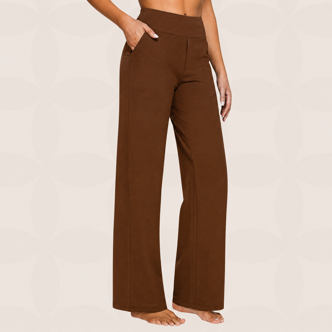 Wide-Leg Comfort Trousers