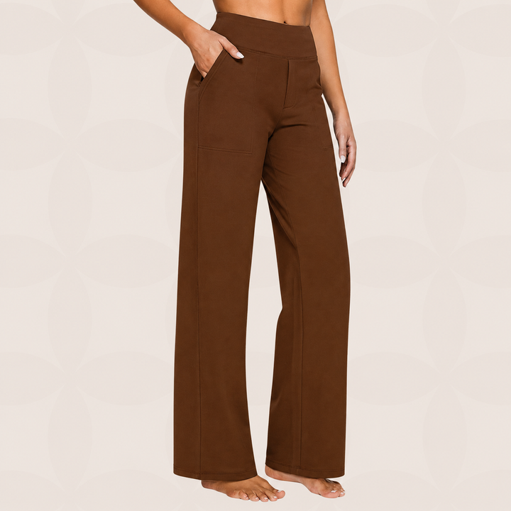 Wide-Leg Comfort Trousers