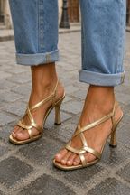 Cassie - Golden Summer Charm Sandals