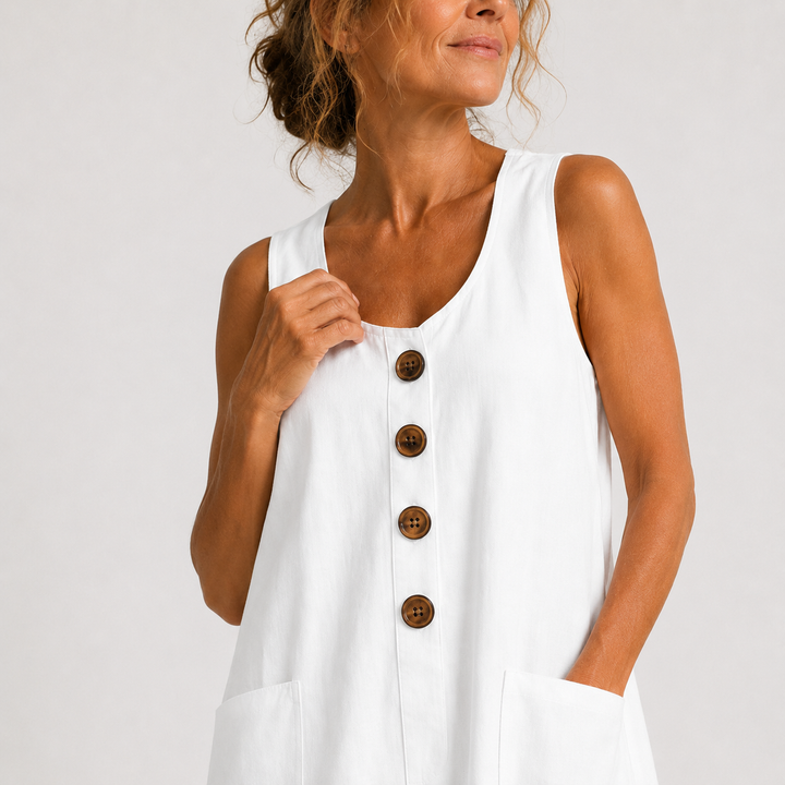 Macey | Linen Summer Dress