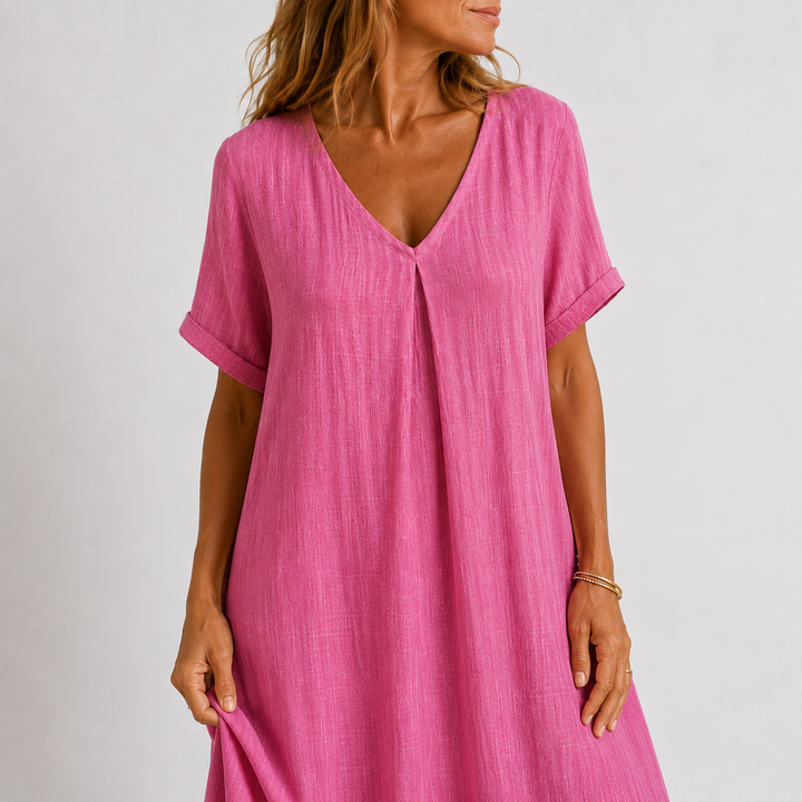 Violet | Flowing V-Neck Maxi Dress