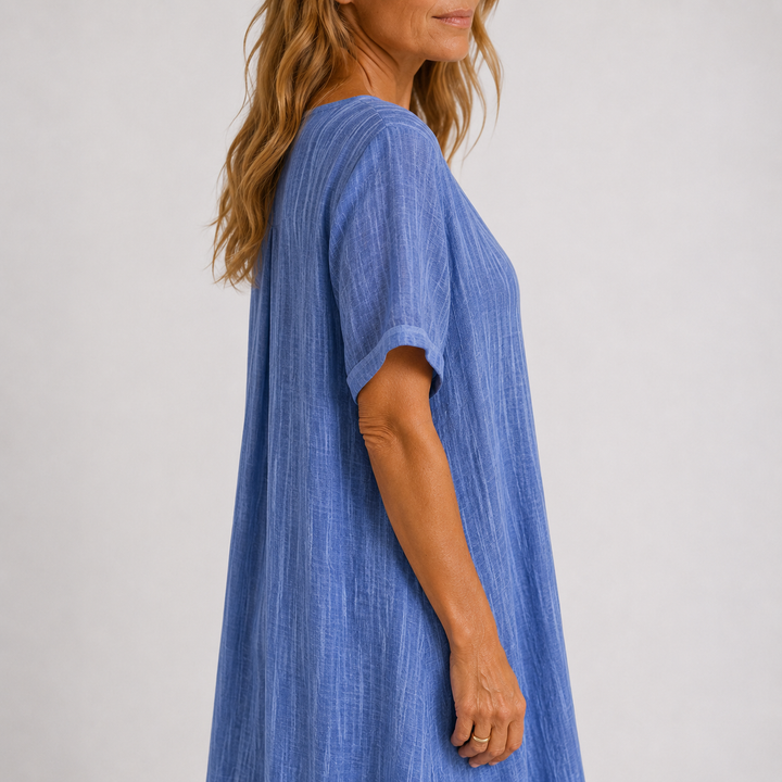 Violet | Flowing V-Neck Maxi Dress