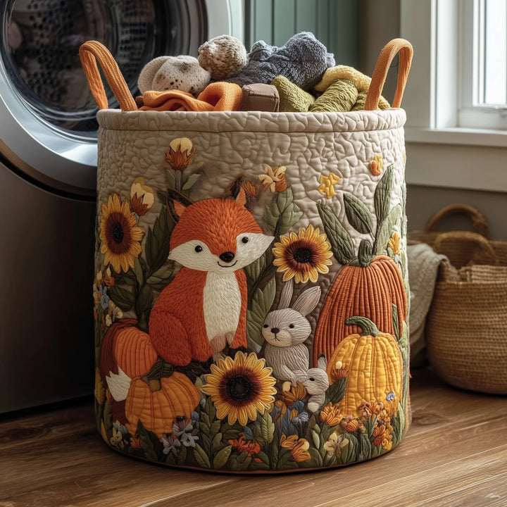 Elsie | Quilted Sheep Laundry Basket
