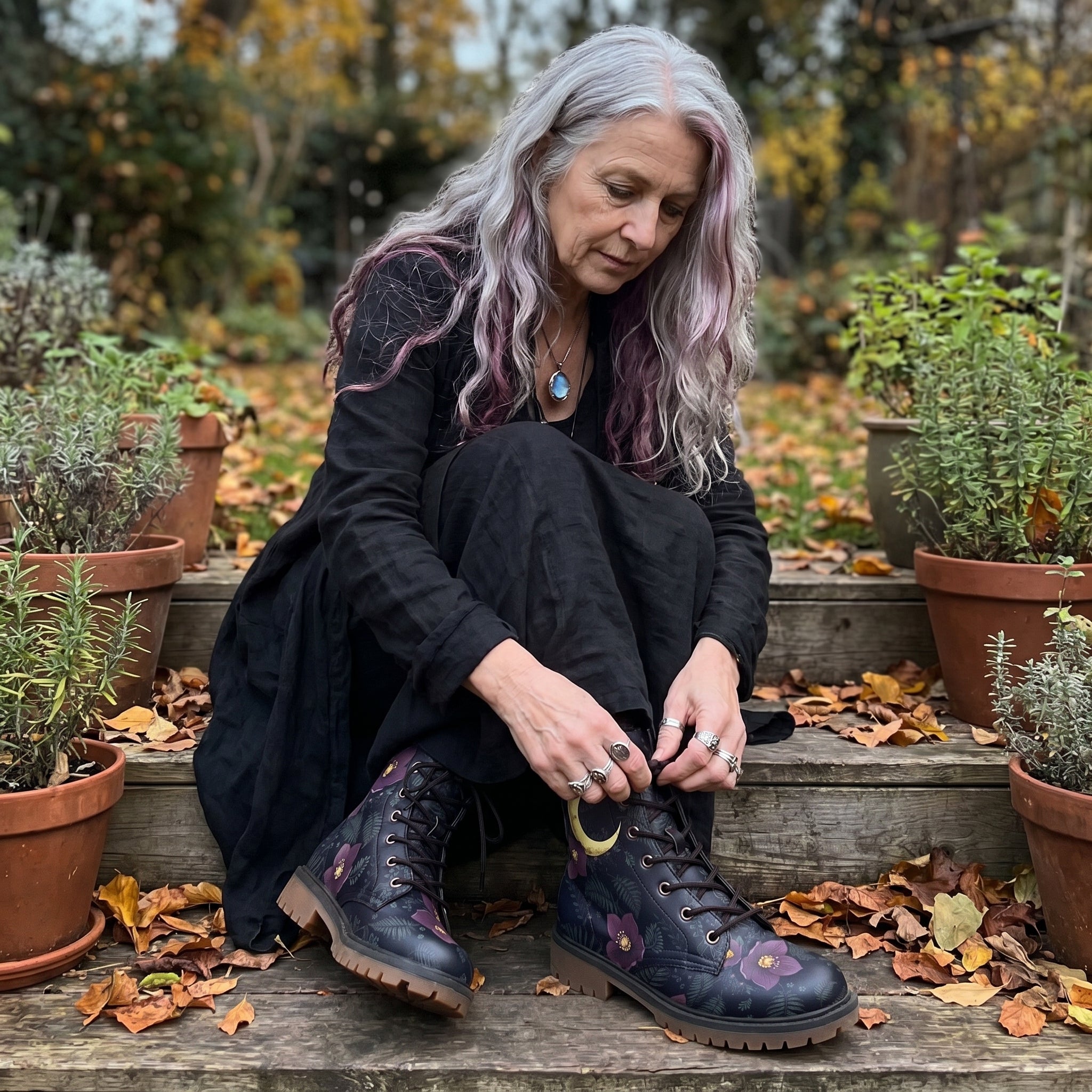 Vespertine Leather Boots
