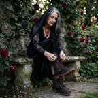 Thornveil Rose Leather Boots