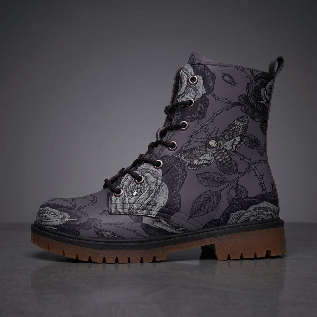 Acherontia Leather Boots