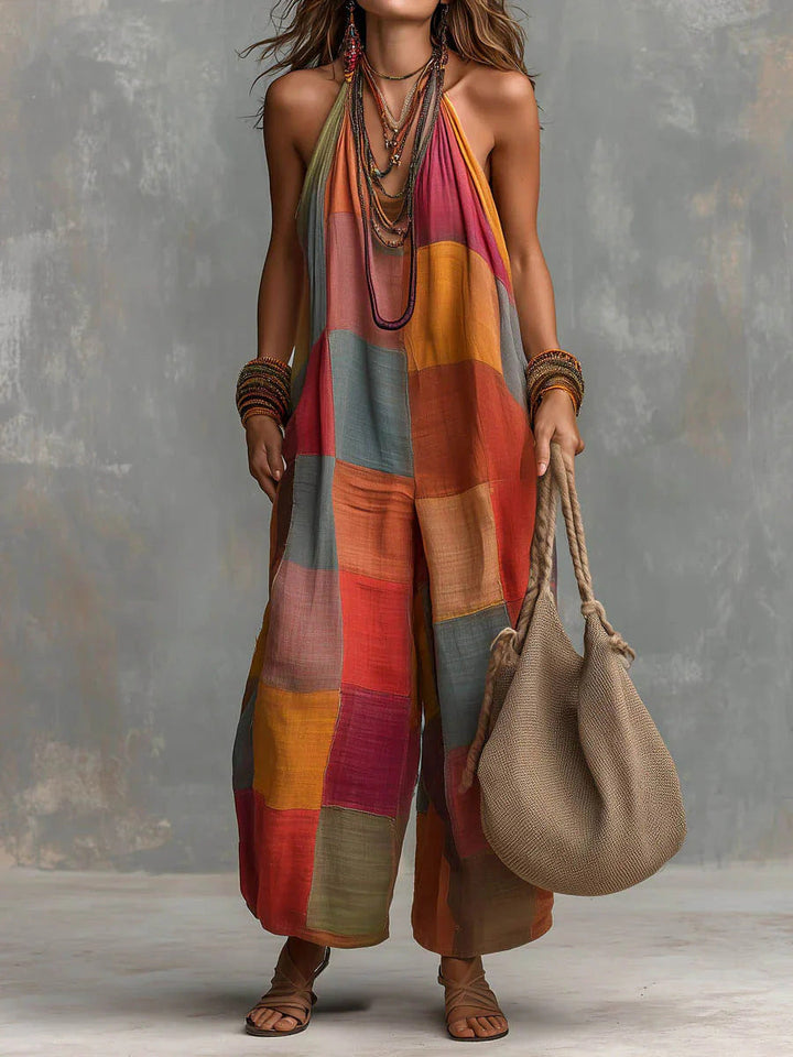 Oriana | Bohemian Print Jumpsuit
