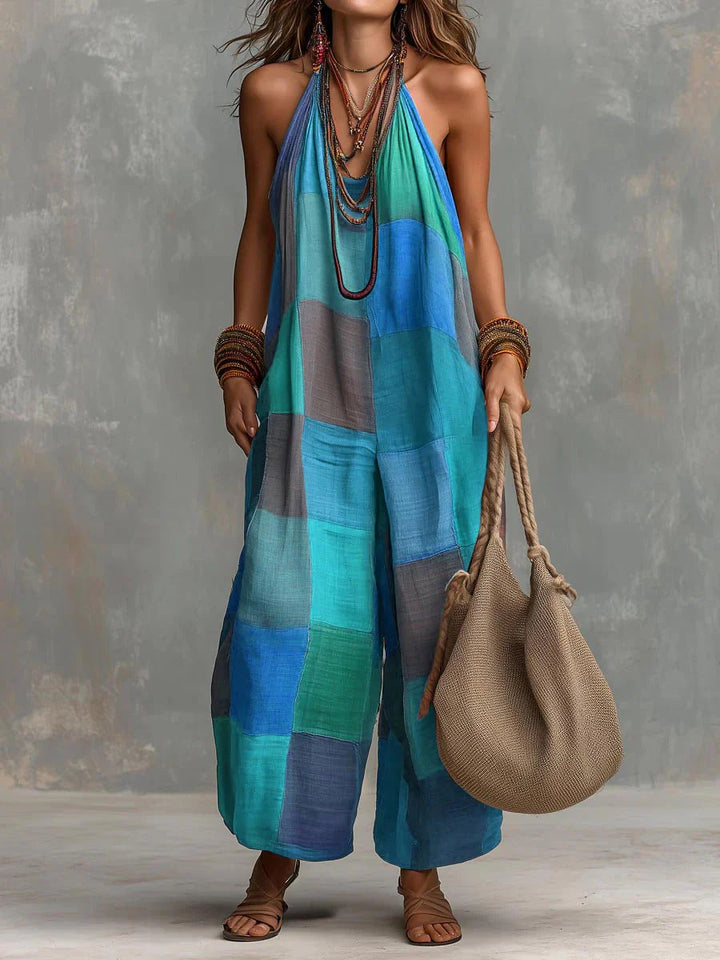 Oriana | Bohemian Print Jumpsuit