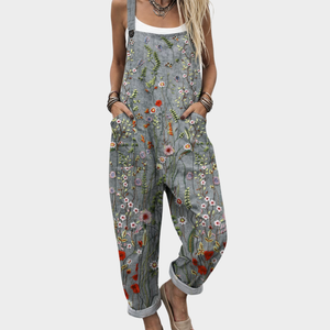 Gray / Floral