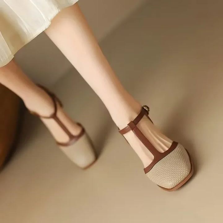 Isava | Vintage Comfort Mid Heel Shoes
