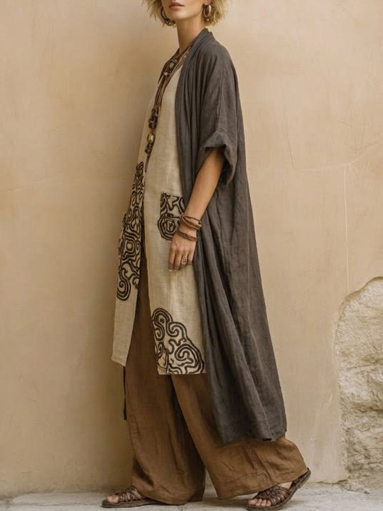 Alessia | Complete Bohemian Long Embroidered
