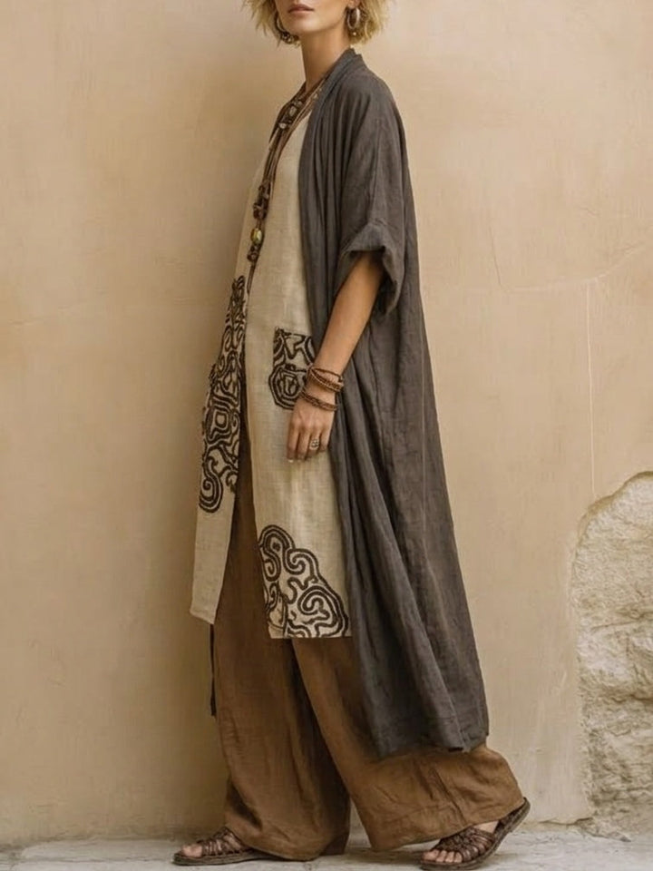 Alessia | Complete Bohemian Long Embroidered