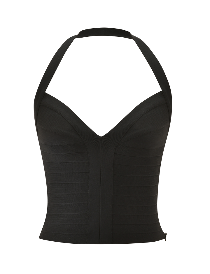 SYDEL BANDAGE TOP - BLACK