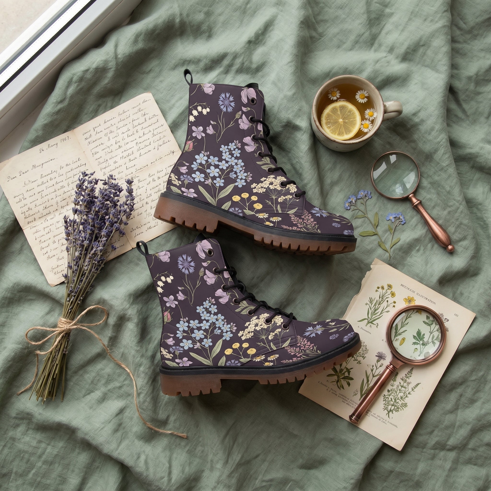 Achillea Leather Boots