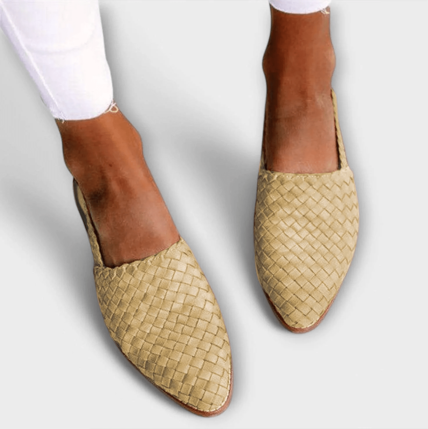 Aurora | Woven Slingback Loafer