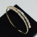 Classic White Gold Cubic Zirconia Bracelet