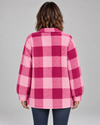 ERMI™ - Casual Plaid Button Down Long Sleeve Jacket
