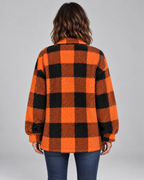 ERMI™ - Casual Plaid Button Down Long Sleeve Jacket