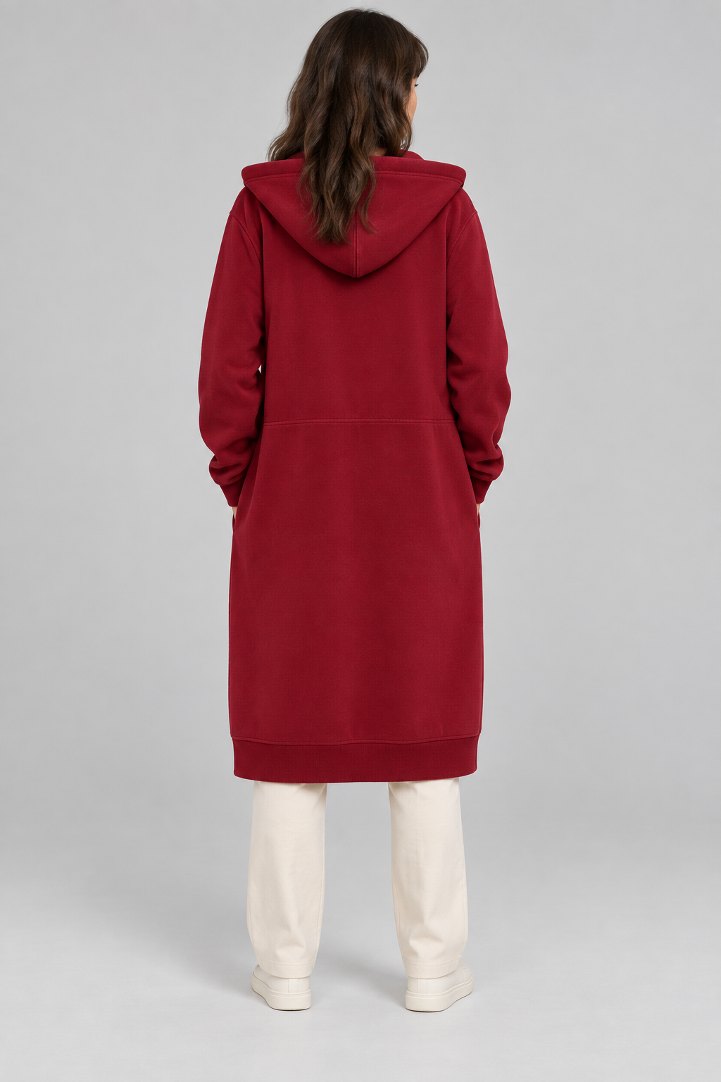 TIOMARA™ - Casual Zip Up Oversized Long Jacket