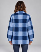 ERMI™ - Casual Plaid Button Down Long Sleeve Jacket